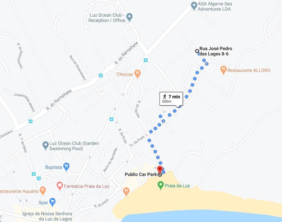 Praia Da Luz Mar E Sol Apartamento المظهر الخارجي الصورة